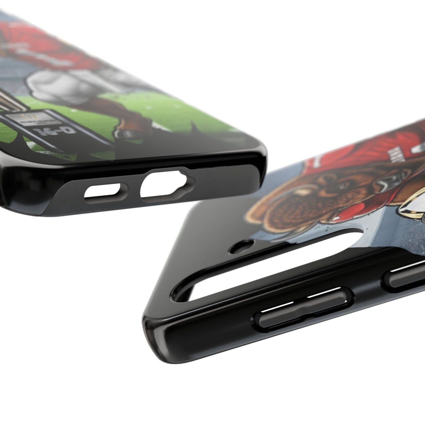 Buffalo Mascot Football Tough Phone Case — "16-0" Championship Design