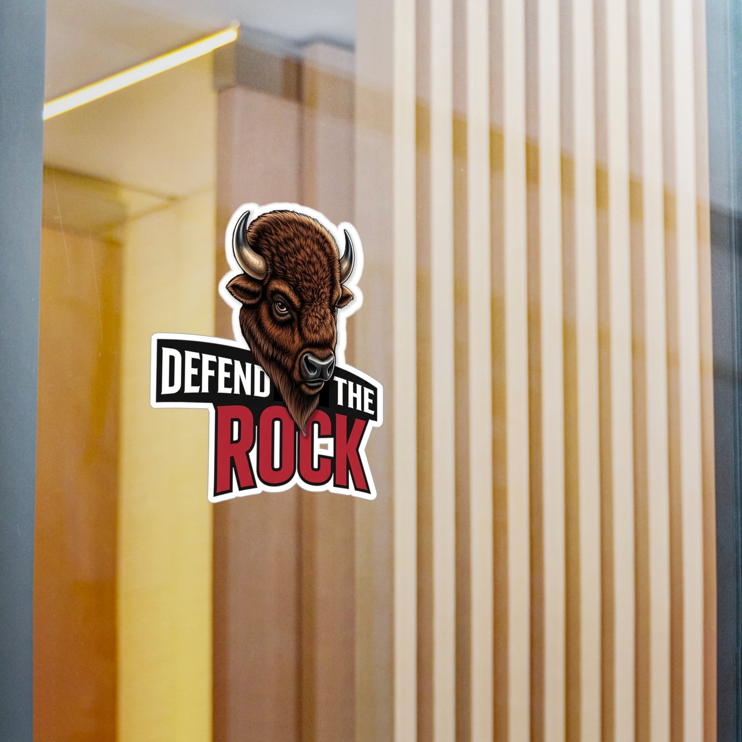 Defend the Rock Vinyl Decals | Perfect for Car, Laptop, Water Bottle, Sports Gear, and Decor