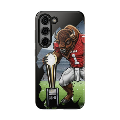 Defend the Rock Football Tough Phone Case — "16-0" Championship Design — Apple Phones