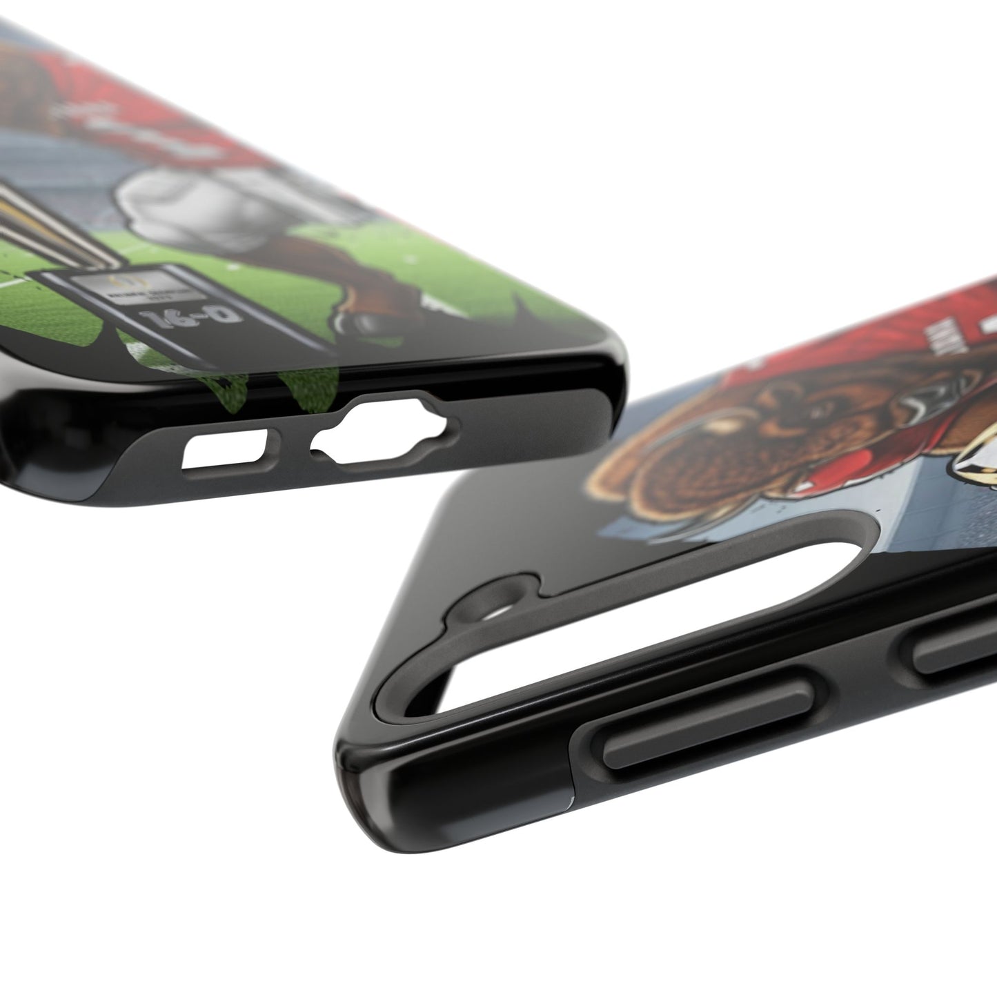 Defend the Rock Football Tough Phone Case — "16-0" Championship Design — Apple Phones