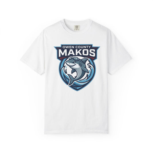 Makos Team T-Shirt — Owen County Makos Logo Tee (Custom Name on Back)