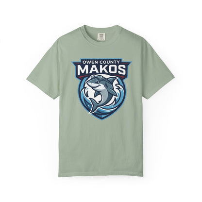 Makos Team T-Shirt — Owen County Makos Logo Tee (Custom Name on Back)