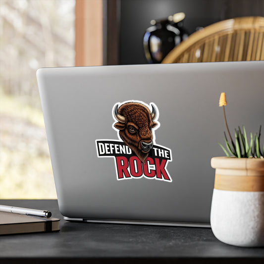Defend the Rock Vinyl Decals | Perfect for Car, Laptop, Water Bottle, Sports Gear, and Decor