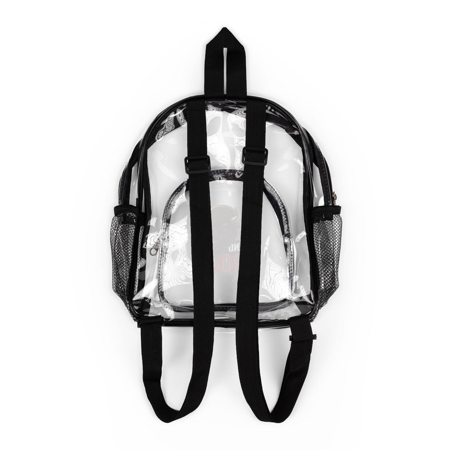 Defend the Rock - Clear Stadium Backpack - Versatile Clear Bag for Sports Events, Concerts, and Festivals, Transparent Tote for Tailgating
