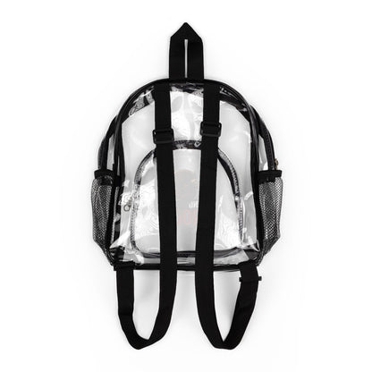 Defend the Rock - Clear Stadium Backpack - Versatile Clear Bag for Sports Events, Concerts, and Festivals, Transparent Tote for Tailgating
