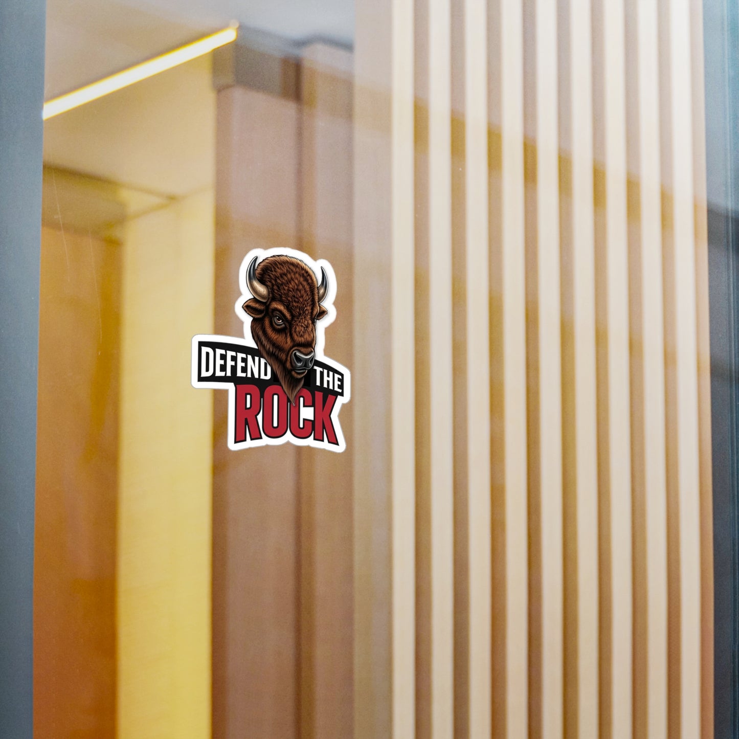Defend the Rock Vinyl Decals | Perfect for Car, Laptop, Water Bottle, Sports Gear, and Decor