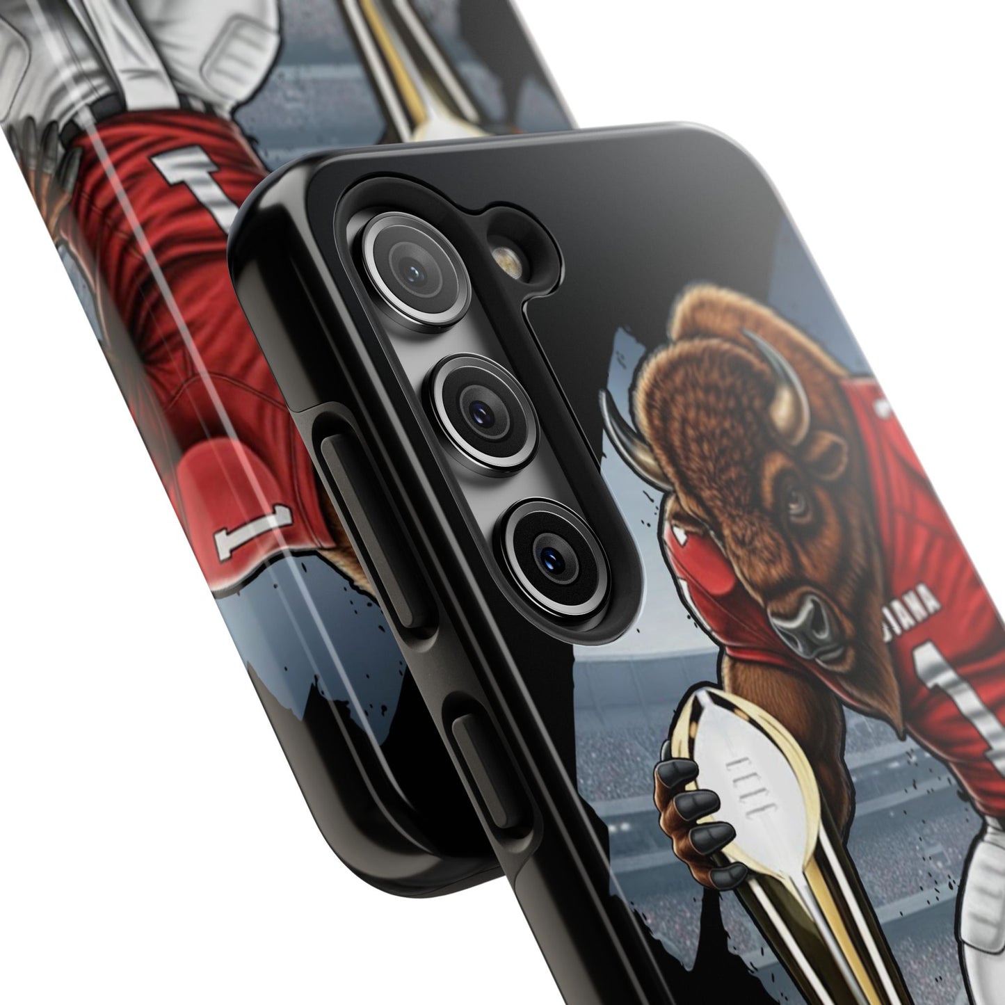 Defend the Rock Football Tough Phone Case — "16-0" Championship Design — Apple Phones