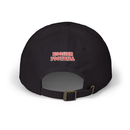 Defend the Rock Dad Cap — Retro Hoosier Football Bison Logo Hat