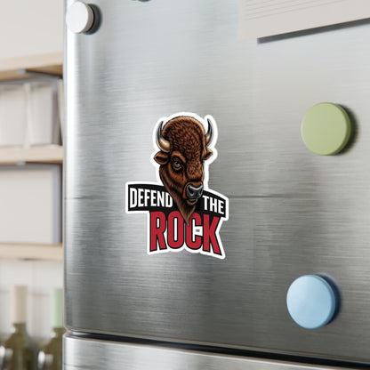 Defend the Rock Vinyl Decals | Perfect for Car, Laptop, Water Bottle, Sports Gear, and Decor
